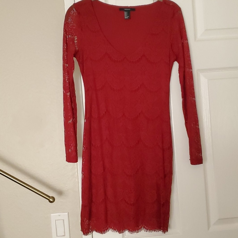 Red dress